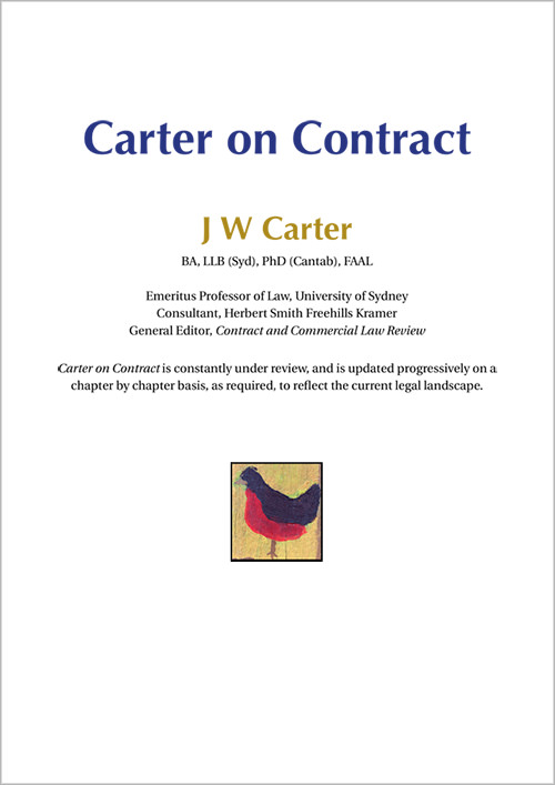 Carter on Contract front